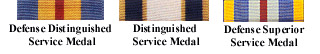 Defense Distinguished Service; Distinguished Service; Defense Superior Service