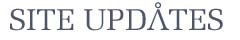 Site Updates